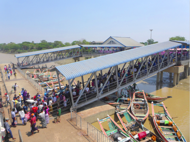 စပန်းဆိုးတန်း-ဒလ ပြေးဆွဲနေသော ချယ်ရီသင်္ဘောများ အခေါက်ရေ (၃၀) ပြေးဆွဲမည်