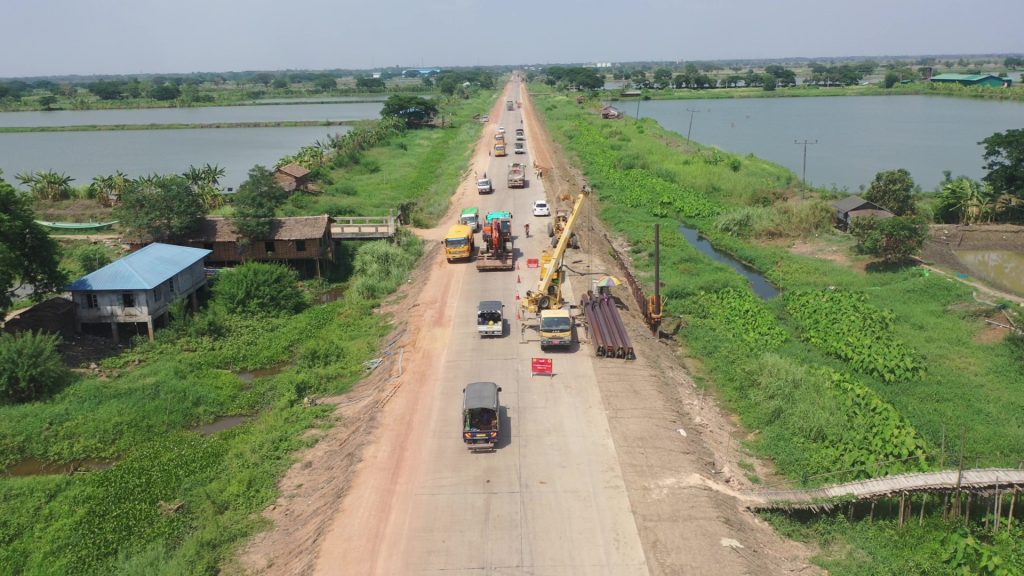စရန်ကုန်-ပုသိမ် ကွန်ကရစ်လမ်းသစ် ပြီးစီးပါက (၃) နာရီကျော်ဖြင့် သွားလာနိုင်တော့မည်